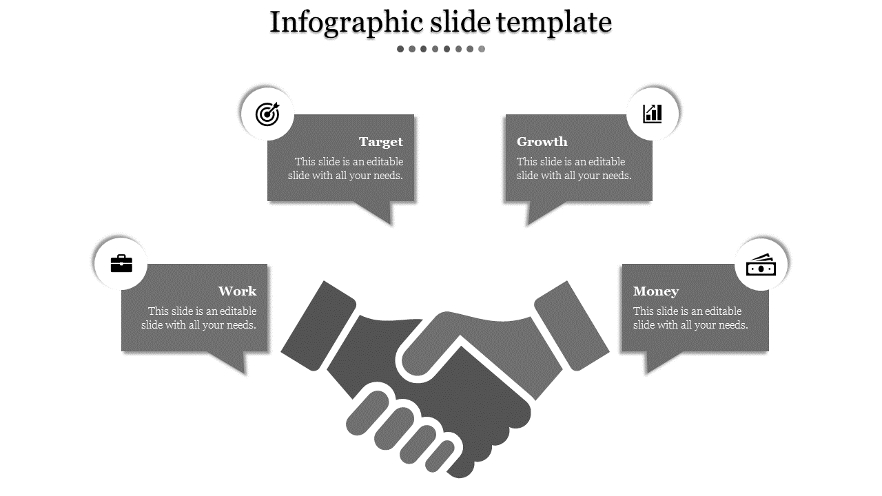 Infographic slide template-Infographic slide template-Gray